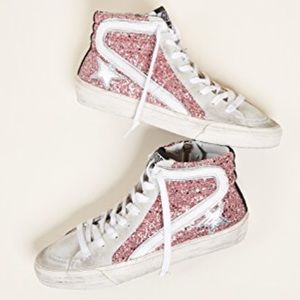 Pink Glitter Golden Goose 7